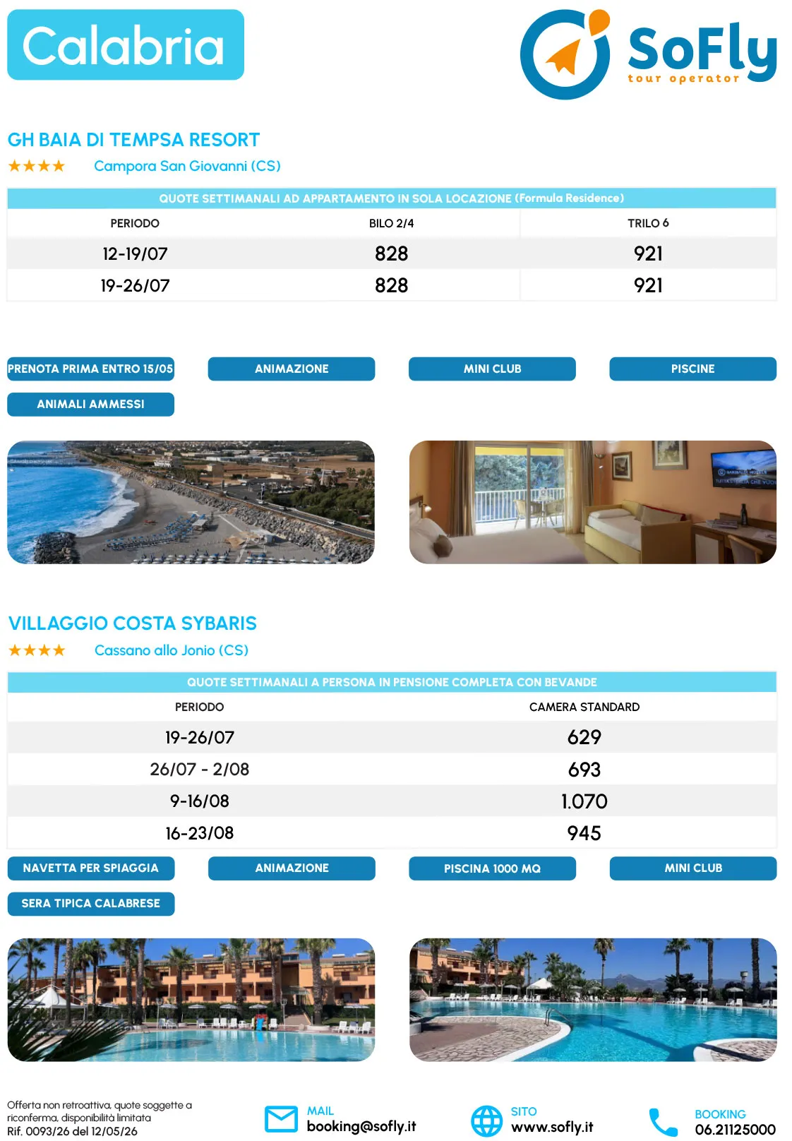 SPECIALE CALABRIA LUGLIO & AGOSTO