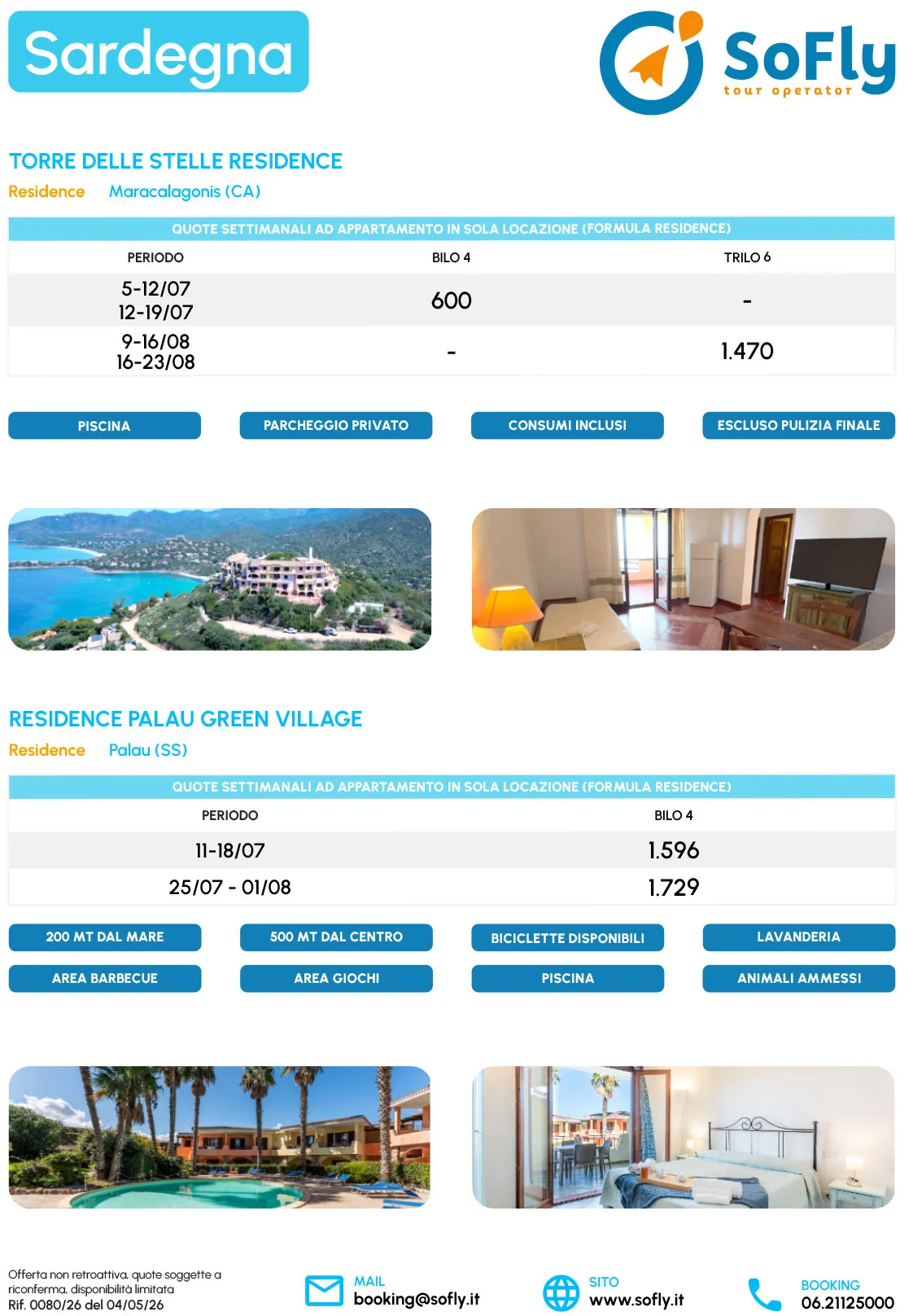 SPECIALE SARDEGNA LUGLIO & AGOSTO