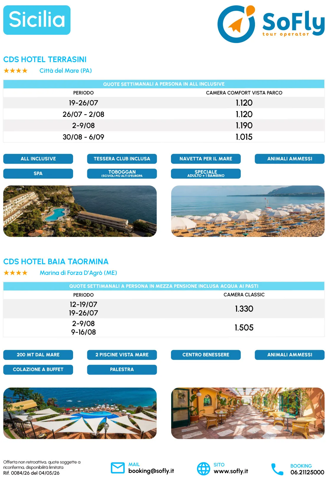SPECIALE SICILIA ESTATE IN VILLAGGIO