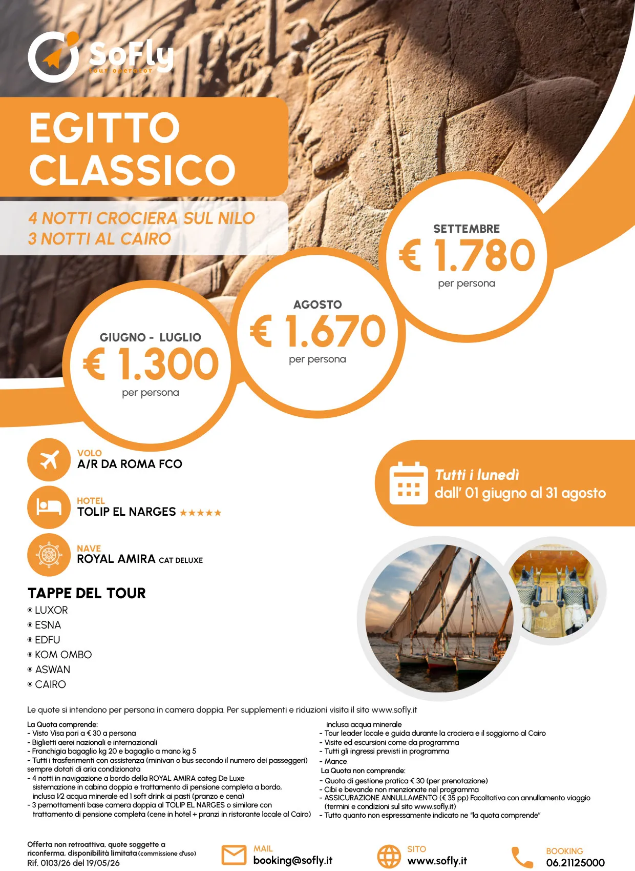 EGITTO CLASSICO SPECIALE SUMMER '26