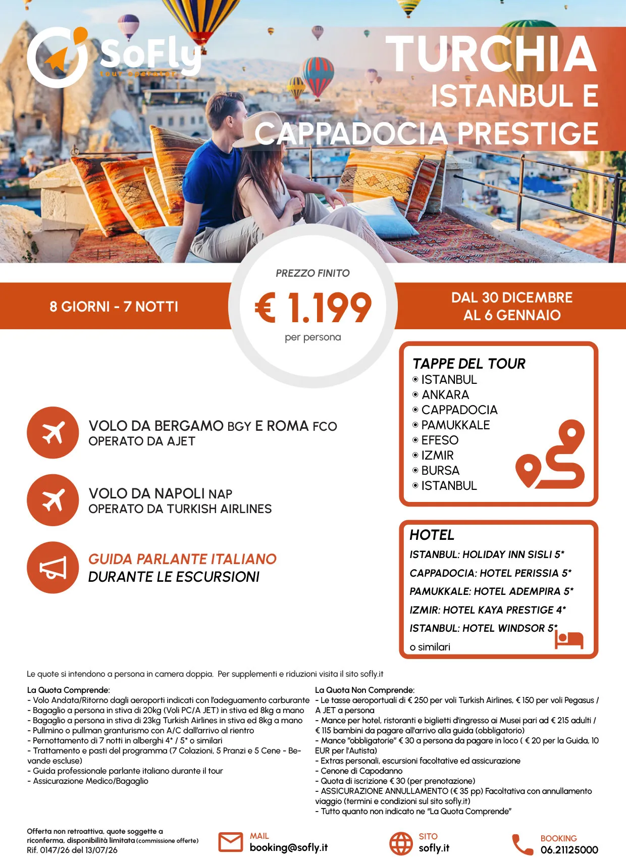 CAPODANNO ISTANBUL E CAPPADOCIA PRESTIGE
