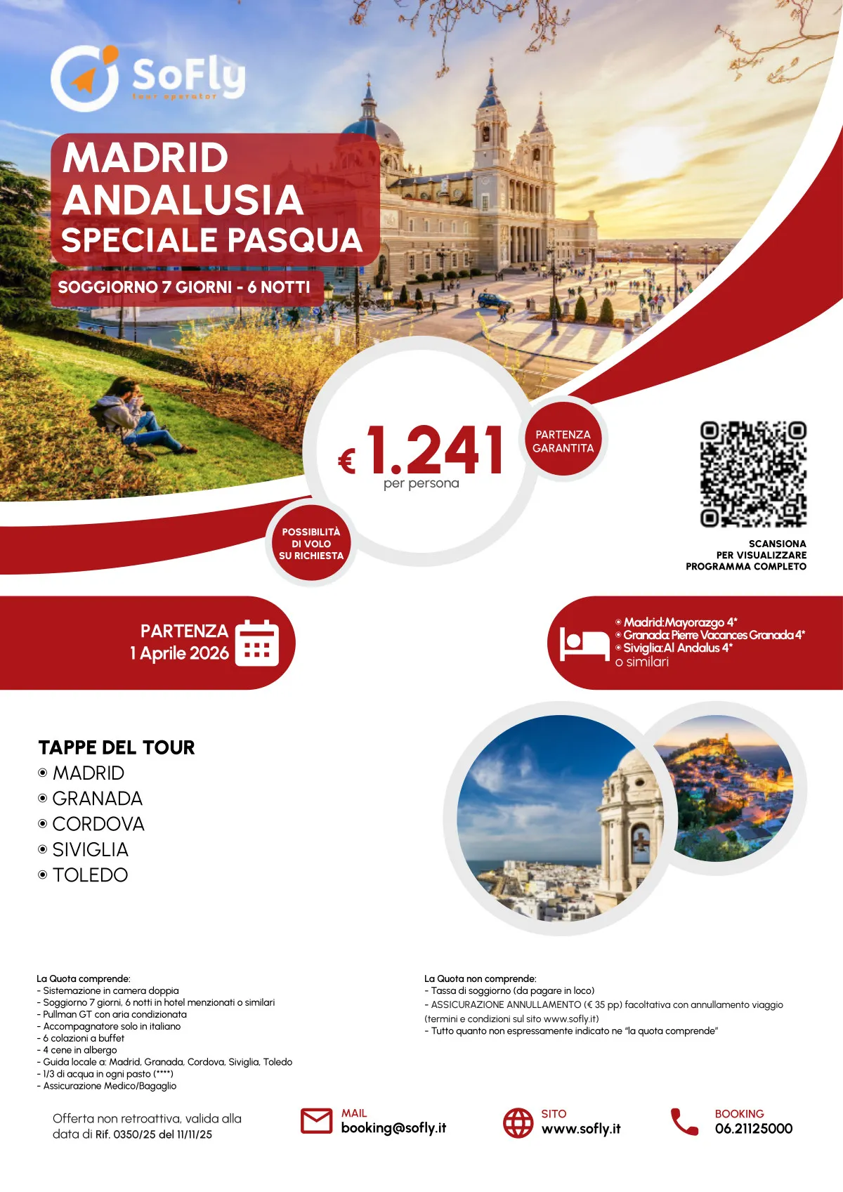 MADRID ANDALUSIA SPECIALE PASQUA