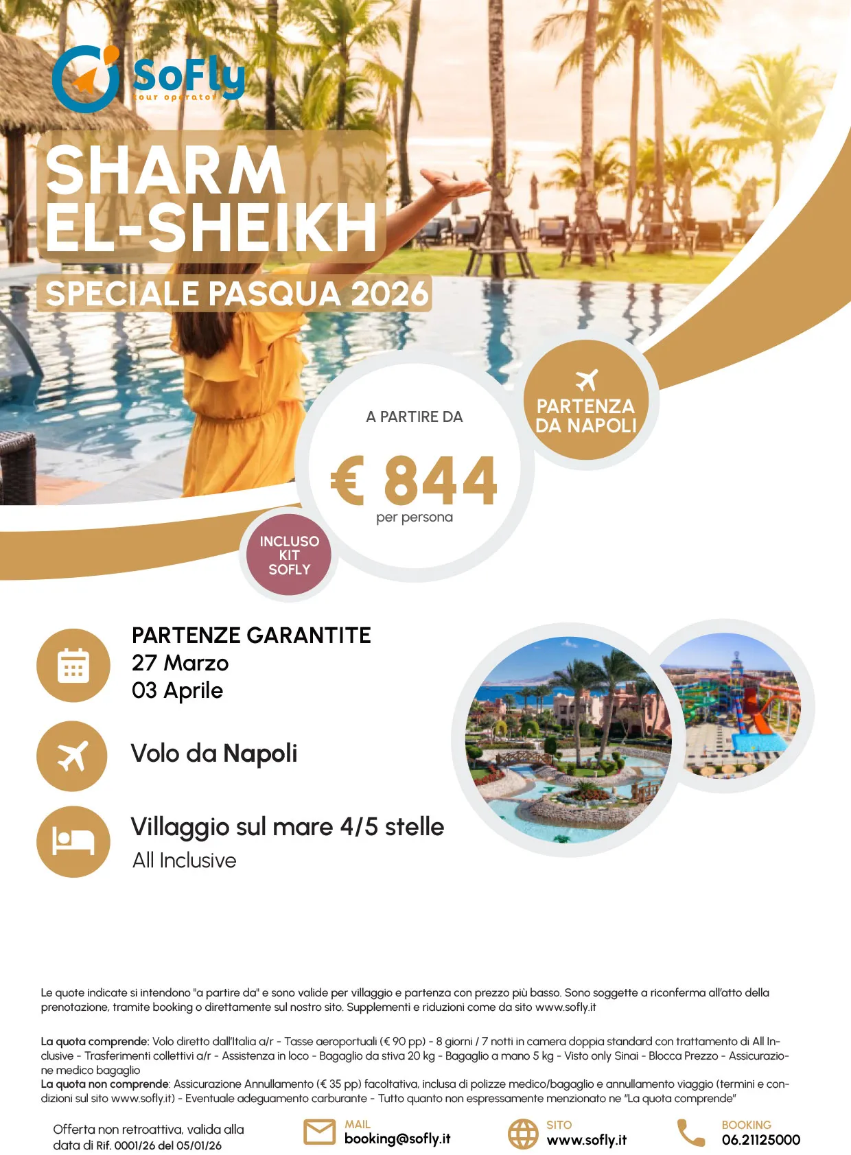 SHARM EL SHEIKH SPECIALE PASQUA 2026 VOLO DA NAPOLI